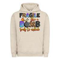 Pigment French Oak fragile like a bomb ready to explode Urban Hoodie - Artiststas