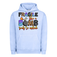 Pigment Grape Ice fragile like a bomb ready to explode Urban Hoodie - Artiststas