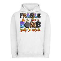 Pigment Lunar Rock fragile like a bomb ready to explode Urban Hoodie - Artiststas