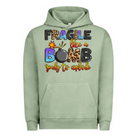 Pigment Oil Green fragile like a bomb ready to explode Urban Hoodie - Artiststas
