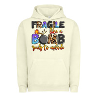 Pigment Pistachio fragile like a bomb ready to explode Urban Hoodie - Artiststas