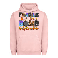 Pigment Salmon fragile like a bomb ready to explode Urban Hoodie - Artiststas