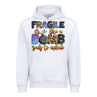 White fragile like a bomb ready to explode Urban Hoodie - Artiststas