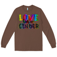 Chestnut love has no gender Long Sleeve Tee - AdoDesignShop