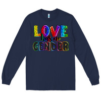 Navy love has no gender Long Sleeve Tee - AdoDesignShop