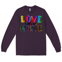 Plum love has no gender Long Sleeve Tee - AdoDesignShop