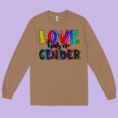 Love Has No Gender Long Sleeve Tee Designed By Adodesignshop