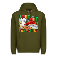Army Green i put out for santa Premium Hoodie - MaliasSmallBusiness