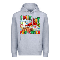 Heather Grey i put out for santa Premium Hoodie - MaliasSmallBusiness