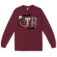 Burgundy otr Long Sleeve Tee - CowhideDigitalArt