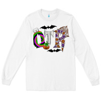 White otr Long Sleeve Tee - CowhideDigitalArt