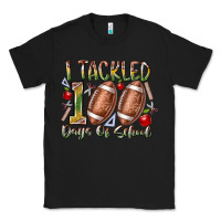 Black I Tackled 100 Days of School Classic Tee - RacoonDesign