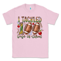Bubblegum Pink I Tackled 100 Days of School Classic Tee - RacoonDesign