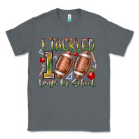 Charcoal Heather I Tackled 100 Days of School Classic Tee - RacoonDesign