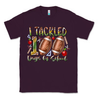 Plum I Tackled 100 Days of School Classic Tee - RacoonDesign