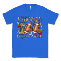 True Royal I Tackled 100 Days of School Classic Tee - RacoonDesign