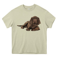 Mossy Sussex Spaniels llustrations Heavy Core Tee - LillyAllenDesigns