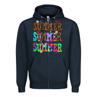 Navy summer summer summer Zipper Hoodie - AdoDesignShop