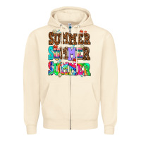 Sandshell summer summer summer Zipper Hoodie - AdoDesignShop