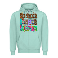 Seafoam summer summer summer Zipper Hoodie - AdoDesignShop