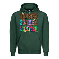 Sports Green summer summer summer Zipper Hoodie - AdoDesignShop