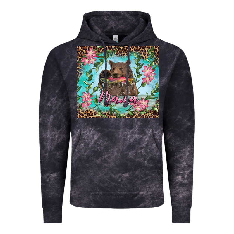 Mama Bear Haunting Fish Floral Vintage Hoodie by RanaPortraitStore | Teevron