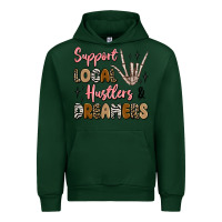 Forest Green support local hustlers and dreamers Urban Hoodie - Artiststas