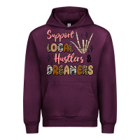 Mauve Wine support local hustlers and dreamers Urban Hoodie - Artiststas