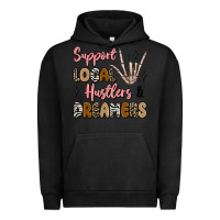 Pigment Black support local hustlers and dreamers Urban Hoodie - Artiststas