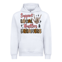 White support local hustlers and dreamers Urban Hoodie - Artiststas