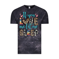 Cloud Black if you love me let me sleep Vintage Tee - Zillion Design Studio
