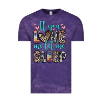Cloud Purple if you love me let me sleep Vintage Tee - Zillion Design Studio