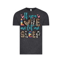 Vintage Black if you love me let me sleep Vintage Tee - Zillion Design Studio