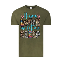Vintage Olive if you love me let me sleep Vintage Tee - Zillion Design Studio