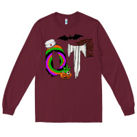 Burgundy ot Long Sleeve Tee - CowhideDigitalArt