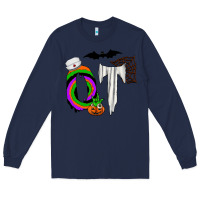 Navy ot Long Sleeve Tee - CowhideDigitalArt