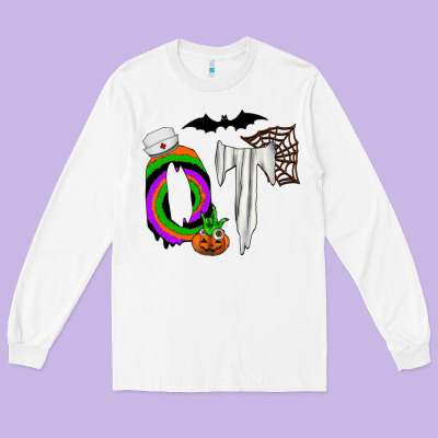 Ot Long Sleeve Tee Designed By Cowhidedigitalart