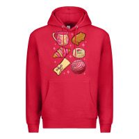 Cardinal mexican pan dulce Premium Hoodie - MaliasSmallBusiness