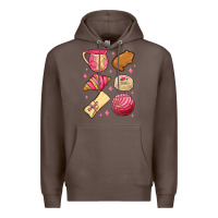 Coffee mexican pan dulce Premium Hoodie - MaliasSmallBusiness