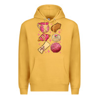Mustard mexican pan dulce Premium Hoodie - MaliasSmallBusiness