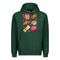Sports Green mexican pan dulce Premium Hoodie - MaliasSmallBusiness