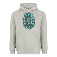 Turquoise Gemstone Jewelry Heavyweight Hoodie | Teevron