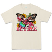Bone be free with butterfly and cactus flowers Premium Tee - Artiststas