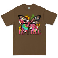Cacao be free with butterfly and cactus flowers Premium Tee - Artiststas