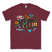 Burgundy emt Classic Tee - CowhideDigitalArt