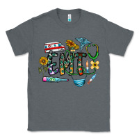 Charcoal Heather emt Classic Tee - CowhideDigitalArt