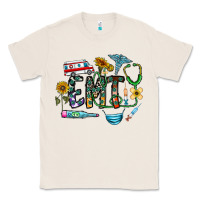 Natural emt Classic Tee - CowhideDigitalArt