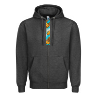 Charcoal Heather fall pumpkin Zipper Hoodie - BundleAndBundleShop