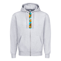 Heather Grey fall pumpkin Zipper Hoodie - BundleAndBundleShop