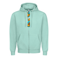 Seafoam fall pumpkin Zipper Hoodie - BundleAndBundleShop